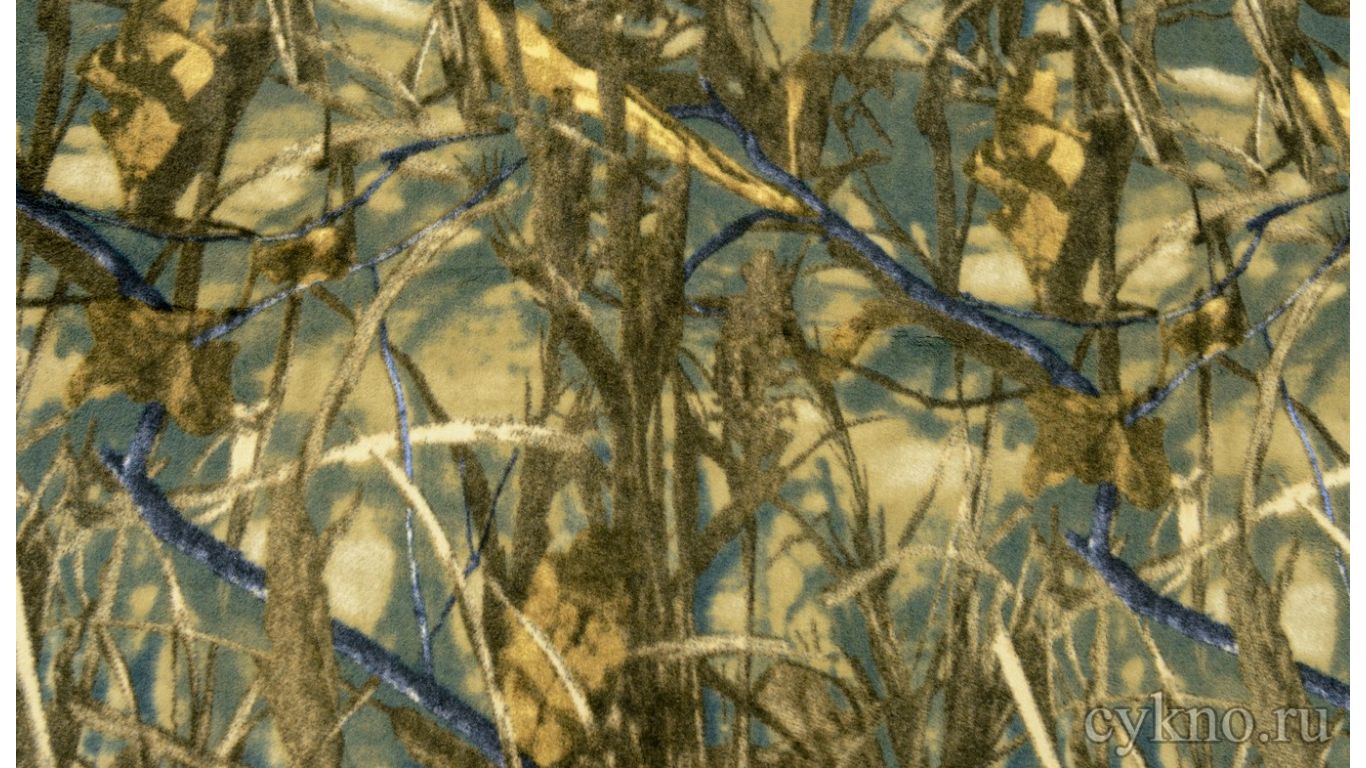 Флис Камуфляж Болотный лес